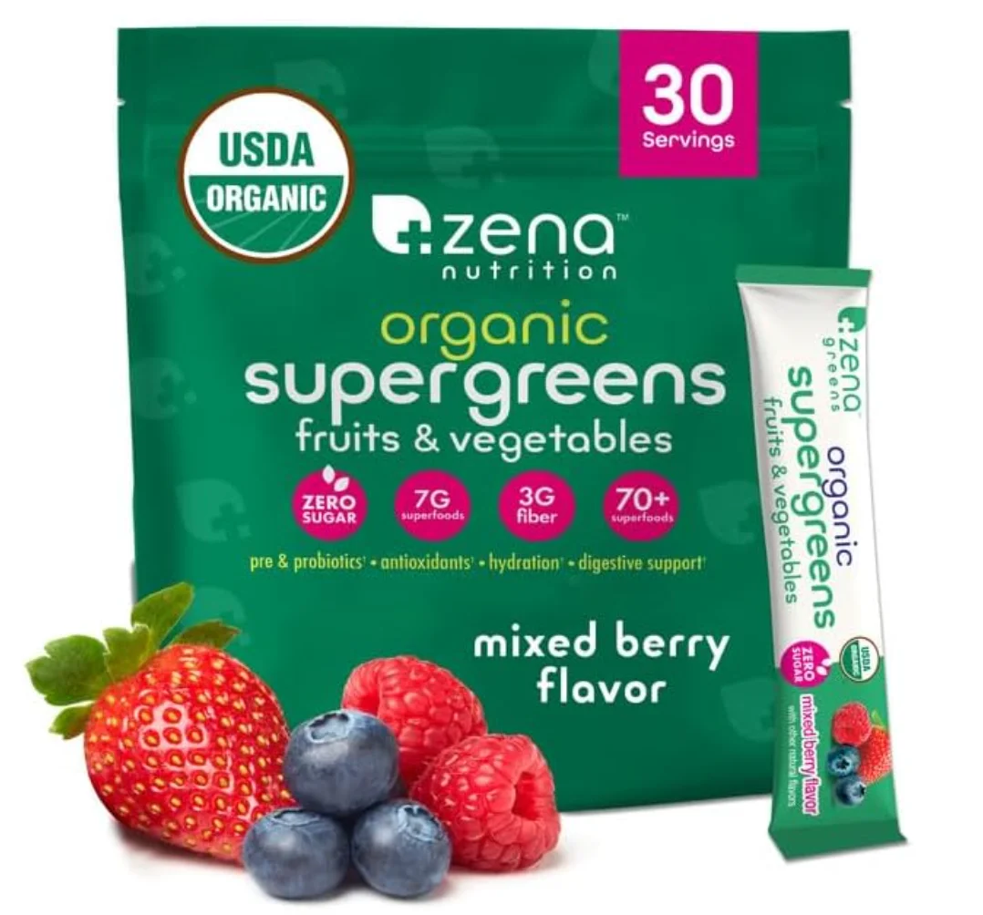 Zena Organic Super Greens Powder